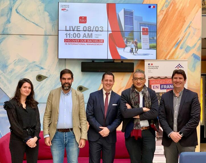 Campus France Live avec ESSCA School of Management - mars 2022