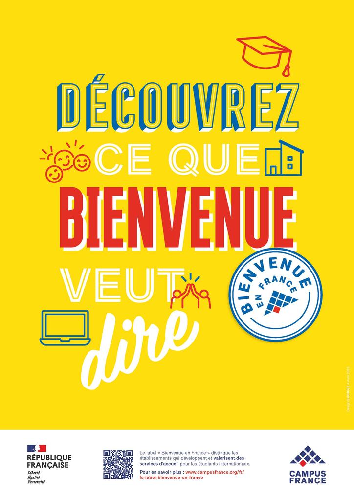 Affiche du label Bienvenue en France