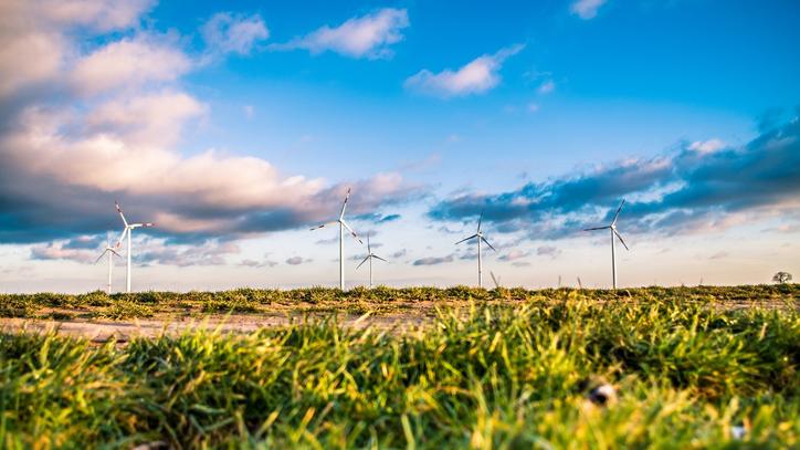 champ éoliennes