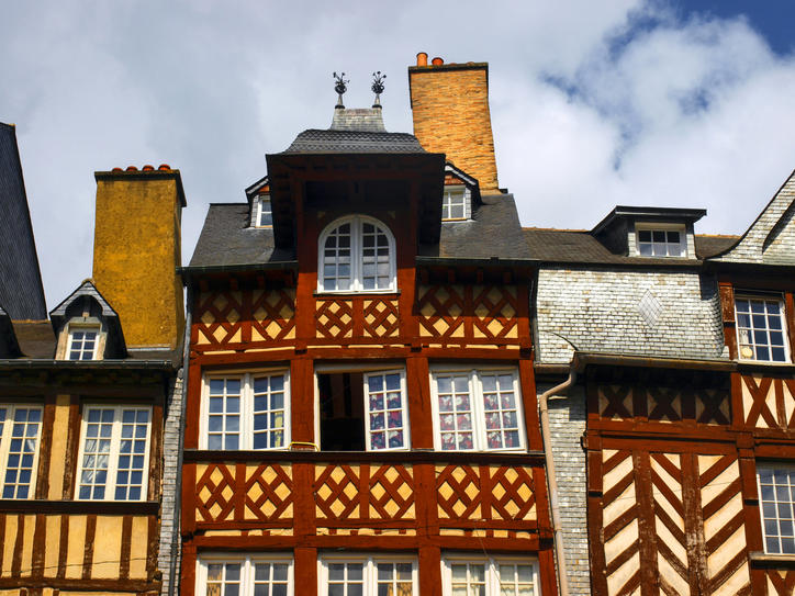 Maisons à pans de bois à Rennes