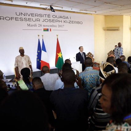 Discours d’Emmanuel Macron à Ouagadougou