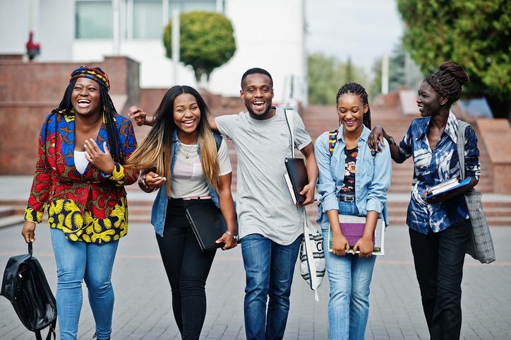 groupe d'étudiants africains