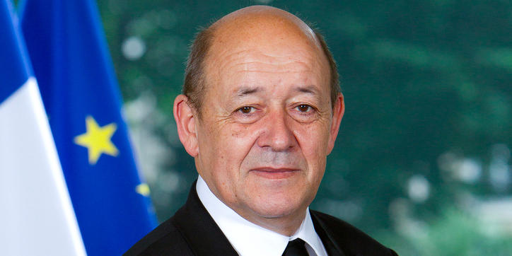Jean-Yves Le Drian, ministre de l'Europe et des affaires étrangères