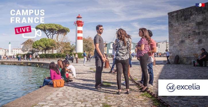 Campus France Live avec Excelia emission du 20 janvier 2021