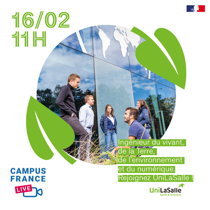Campus France Live avec UniLassalle le 16 février 2021