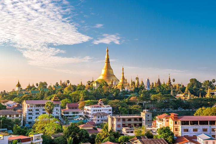 Pagode Shwedagon au Myanmar
