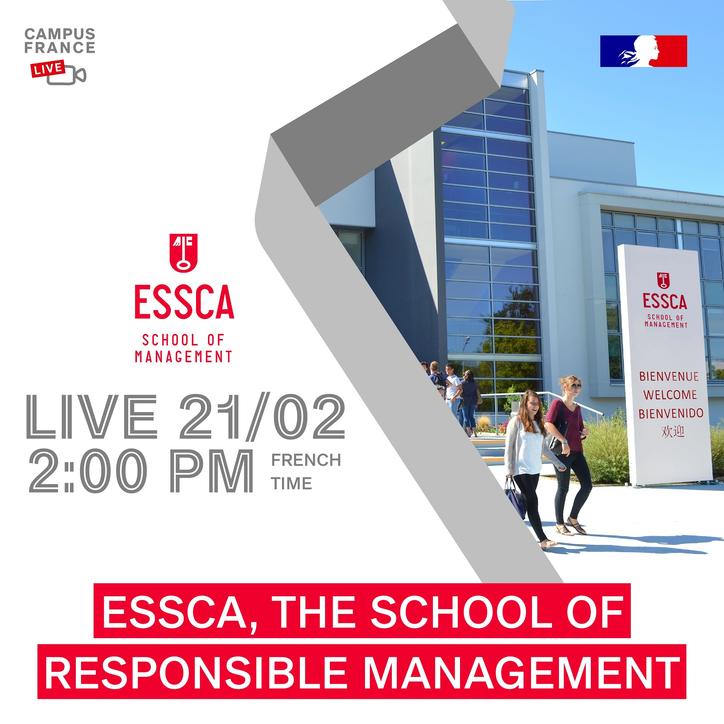 Campus France Live avec ESSCA : le développement durable