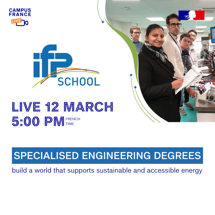 Campus France Live avec IFP School