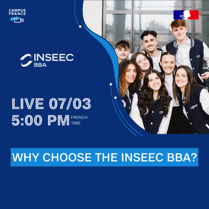 Campus France Live avec INSEEC BBA