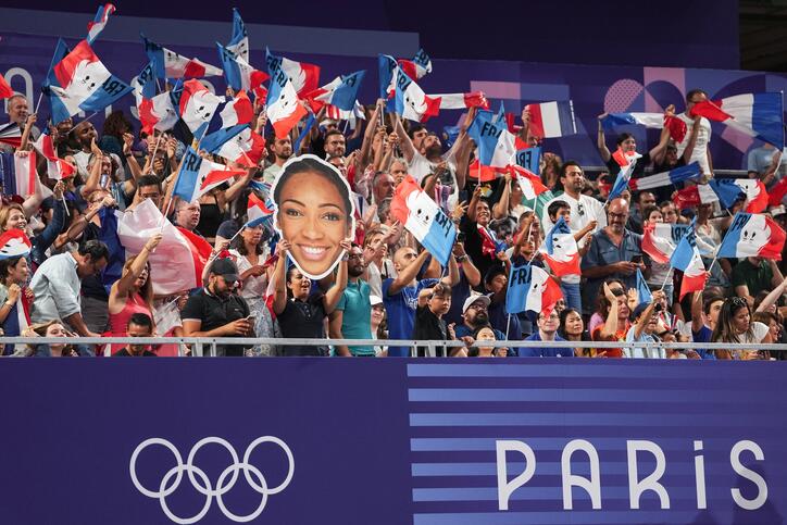 Supporters aux JO paris 2024