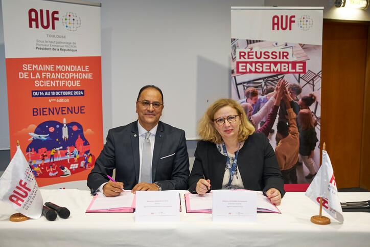 Signature d'un partenariat entre Campus France et l'AUF