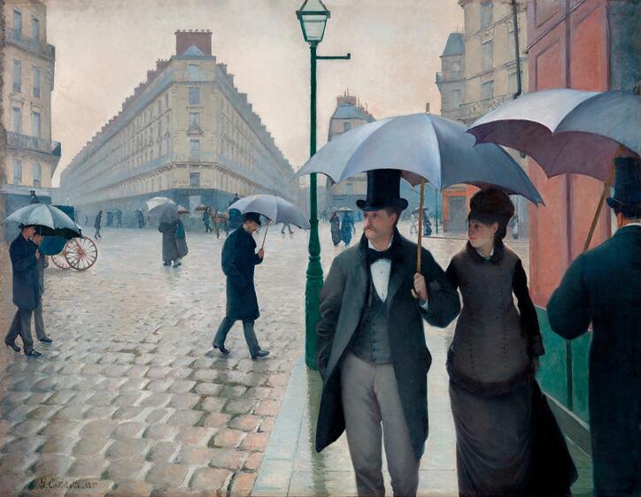 Rue de Paris, temps de pluie - Gustave Caillebotte