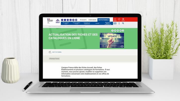 Actualiser ses fiches et catalogues en ligne