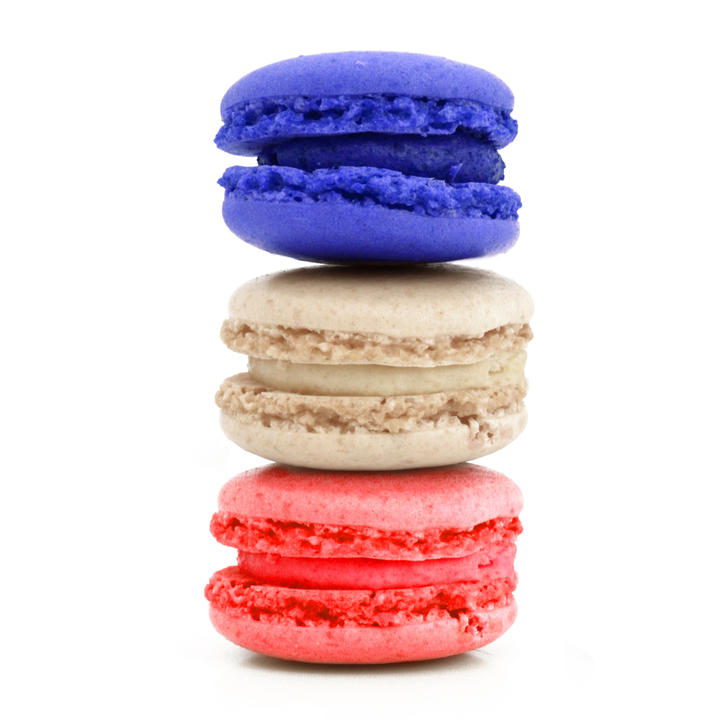 Macarons tricolores