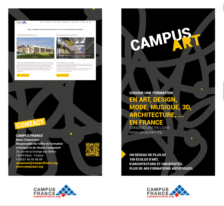 Candidater à une formation en art, mode, design, musique, architecture, ...