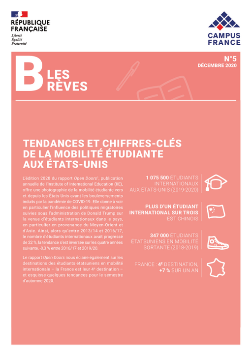 Tendances et chiffres-clés de la mobilité étudiante aux États-Unis