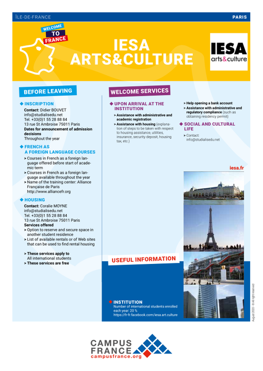 Institut d'Études Supérieures des Arts