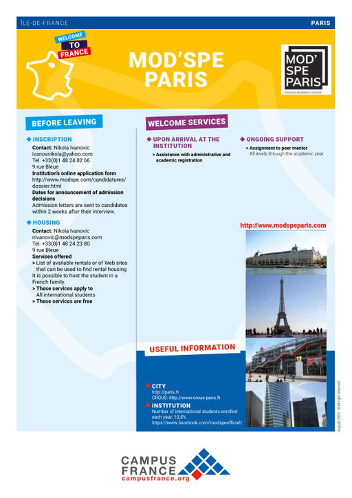 Mod'Spé Paris