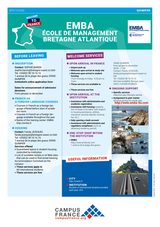 EMBA -Ecole de Management Bretagne Atlantique