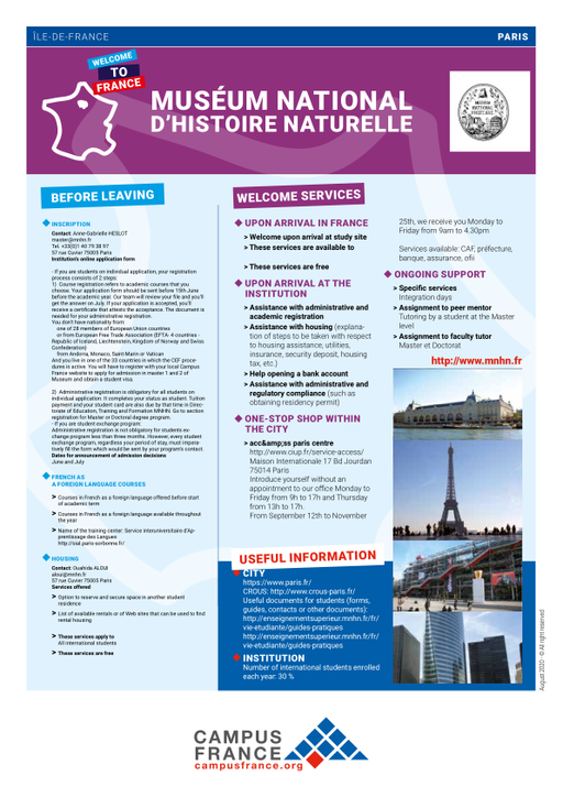 Muséum National d'Histoire Naturelle