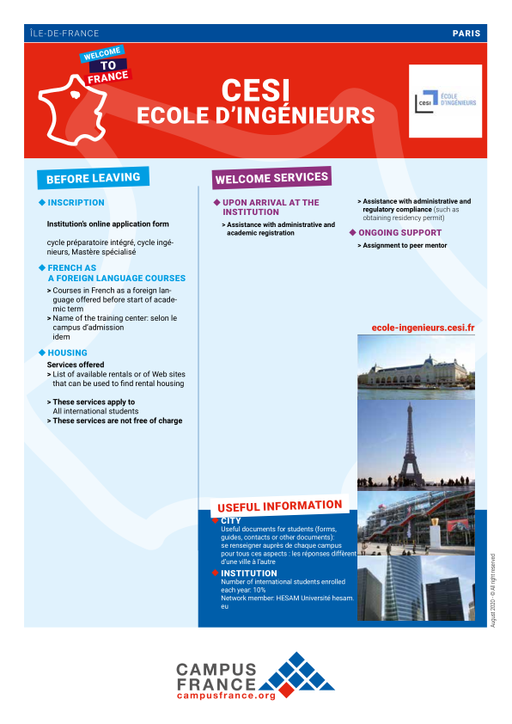 CESI, école d'ingénieurs