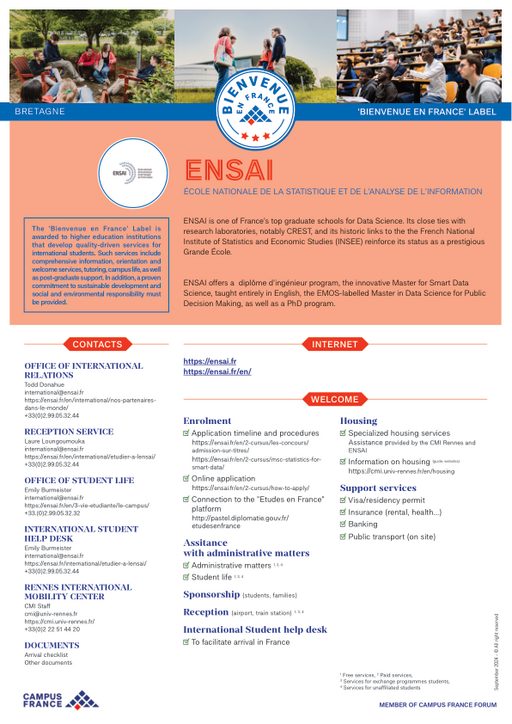 École Nationale de la Statistique et de l'Analyse de l'Information