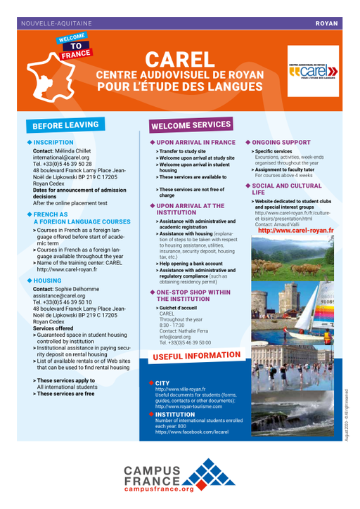 CAREL (Centre audiovisuel de Royan pour l'étude des langues)