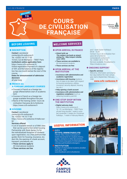 Cours de civilisation française de la Sorbonne