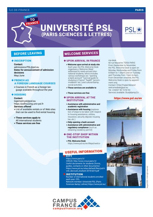 Paris Sciences Lettres