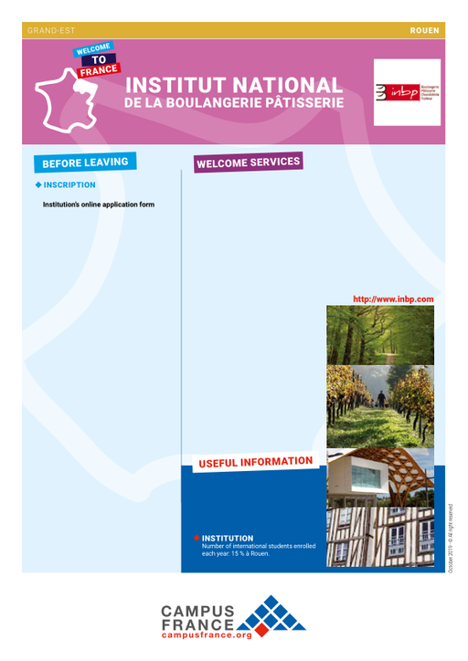 Institut National de la Boulangerie Pâtisserie