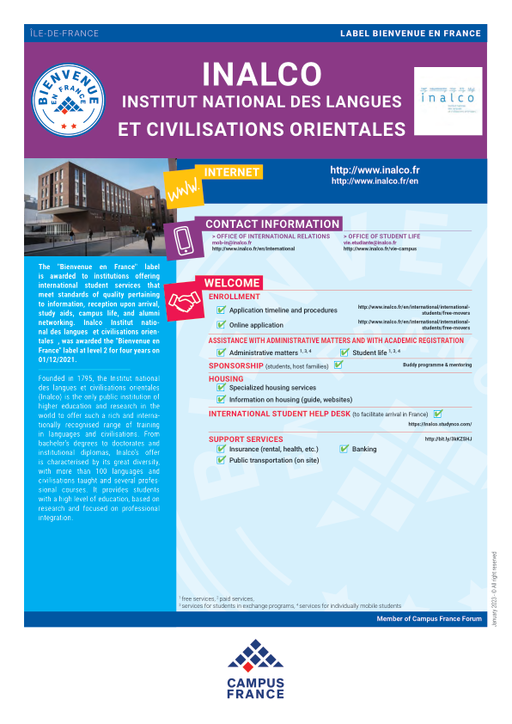 Institut national des langues et civilisations orientales