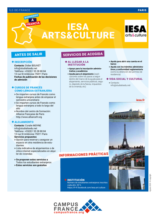 Institut d'Études Supérieures des Arts