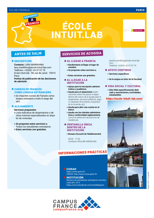 Ecole Intuit.Lab