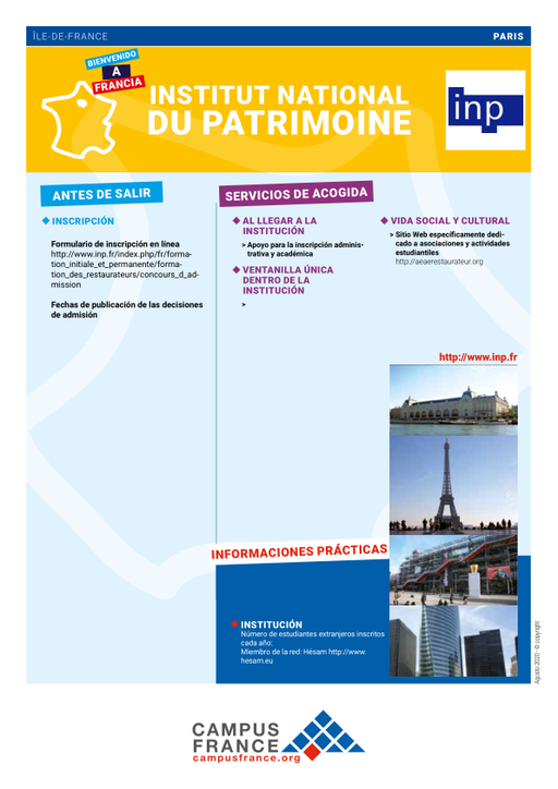 Institut National du Patrimoine