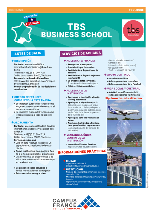 ESC TOULOUSE, Toulouse Business School