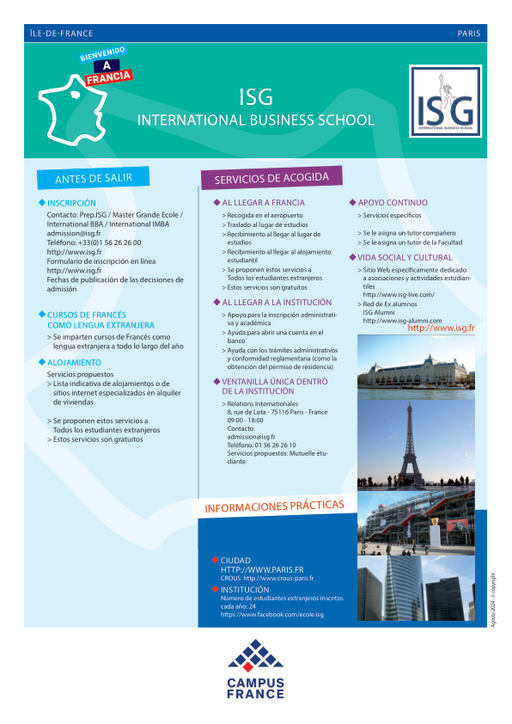 ISG- Institut supérieur de gestion