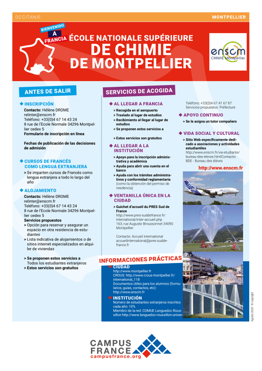 Ecole Nationale Supérieure de Chimie de Montpellier