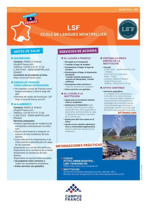 LSF - Montpellier