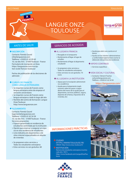 Langue Onze Toulouse