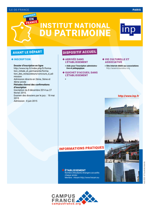 Institut National du Patrimoine