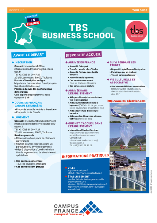 ESC TOULOUSE, Toulouse Business School