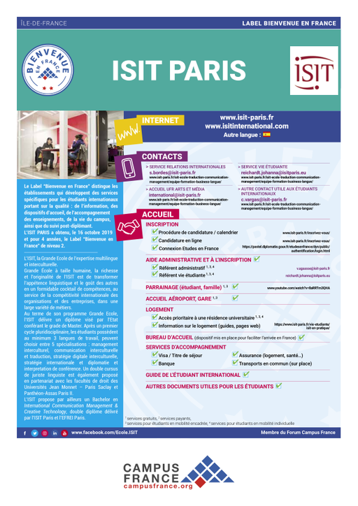 Institut de Management et de Communication Interculturels - ISIT