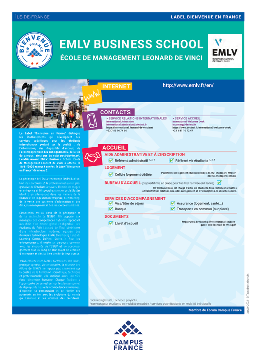 Ecole de Management Leonard de Vinci