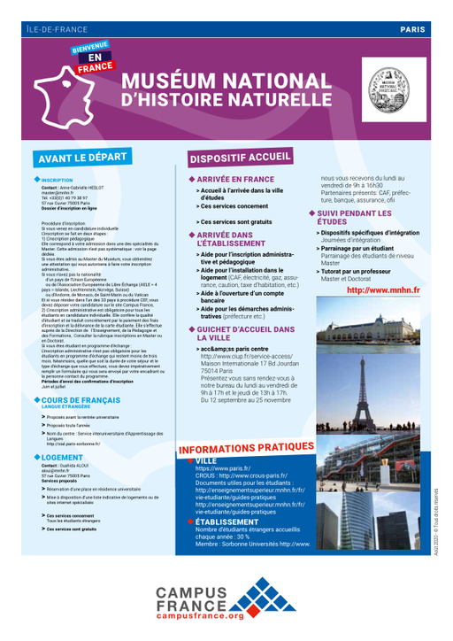 Muséum National d'Histoire Naturelle