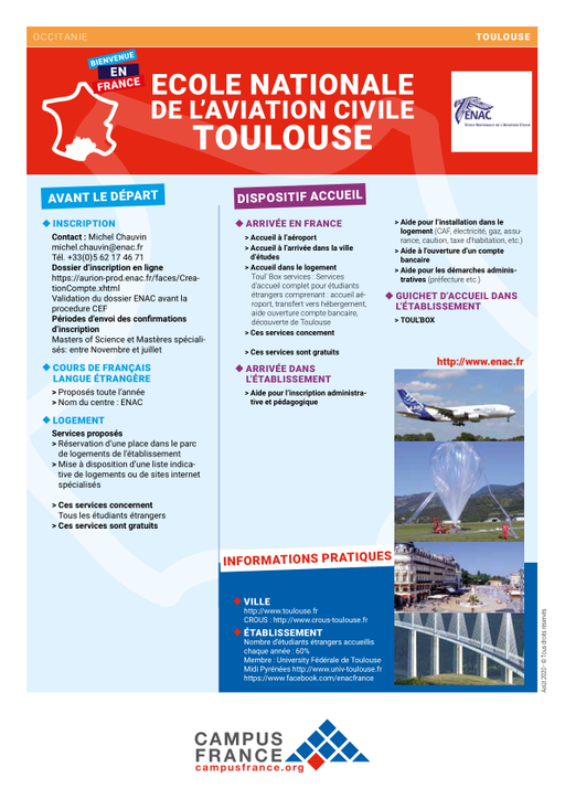 Ecole Nationale de l'Aviation Civile - Toulouse