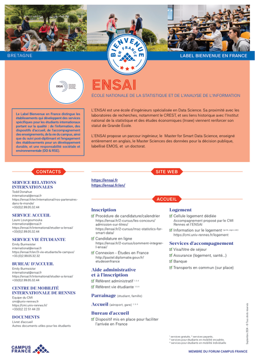 École Nationale de la Statistique et de l'Analyse de l'Information