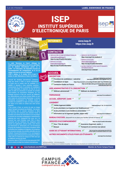 Institut Supérieur d'électronique de Paris