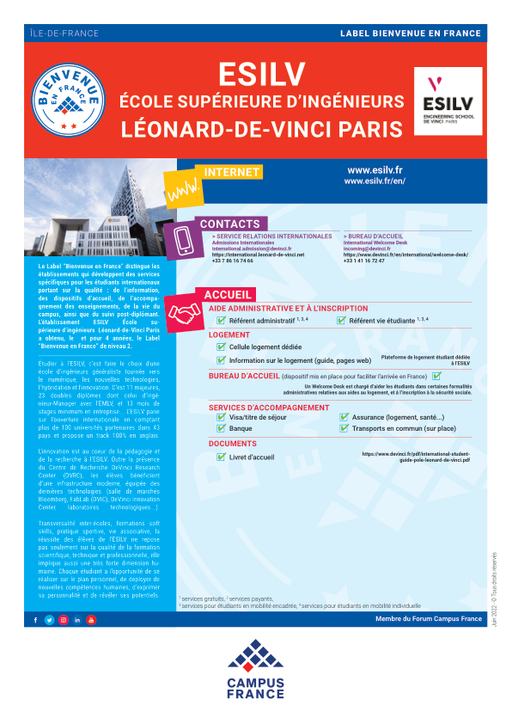 École supérieure d'ingénieurs de Léonard de Vinci