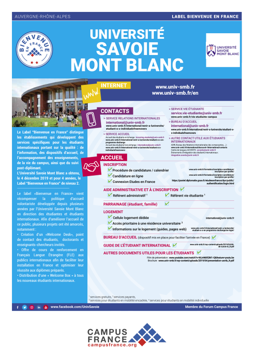 Université Savoie Mont Blanc