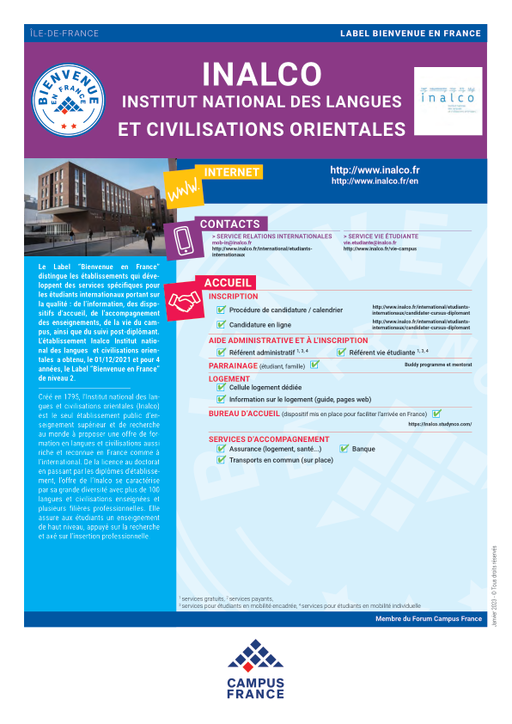 Institut national des langues et civilisations orientales